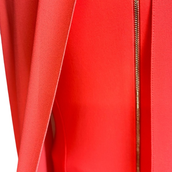 Vince Camuto Women's Coral Back Pleat Chiffon Swing Dress - Picture 7 of 12